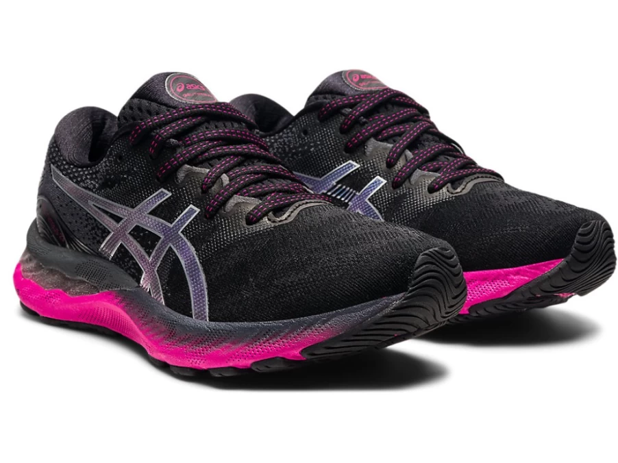 ASICS Women's GEL-NIMBUS 23 Running Shoes - Black/Pure Silver