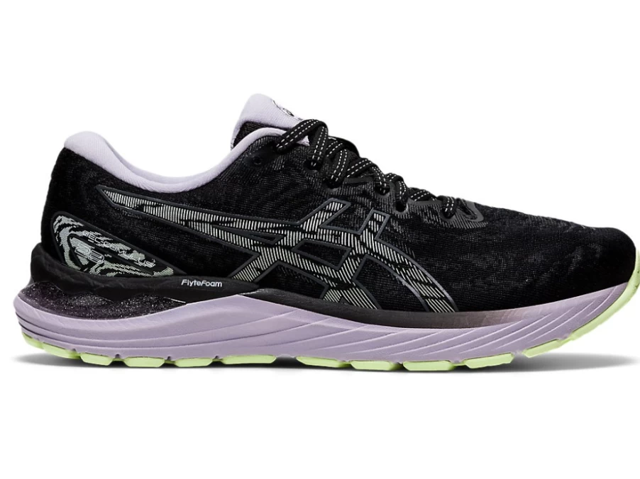 ASICS Women's GEL-CUMULUS 23 Running Shoes - Black/Carrier Grey