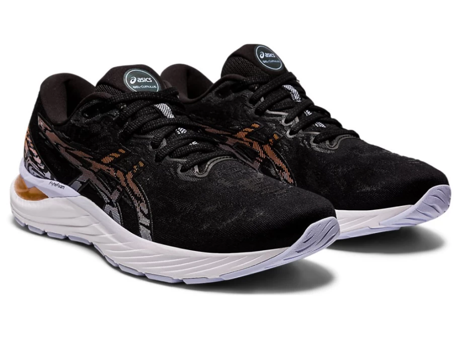 ASICS GEL-CUMULUS 23 Women's Running Shoes - Black/Sun Peach