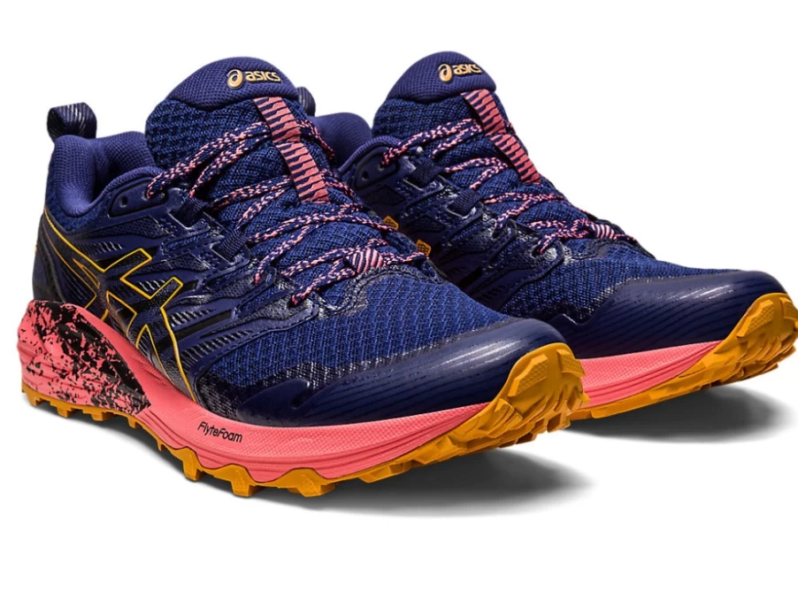 ASICS Women's GEL-Trabuco Terra Trail Running Shoes - Indigo Blue/Sandstorm