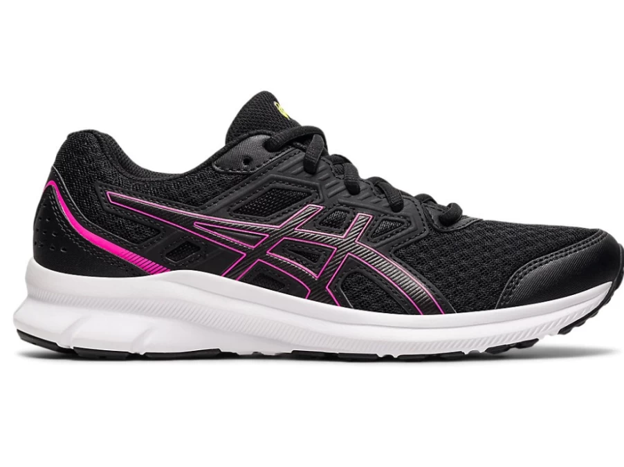 ASICS JOLT 3 D Women's Running Shoes in Black/Hot Pink