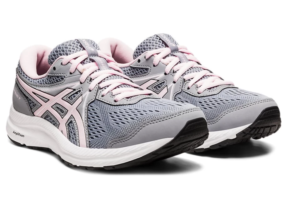 ASICS Women's GEL-CONTEND 7 Running Shoes - Sheet Rock/Pink Salt
