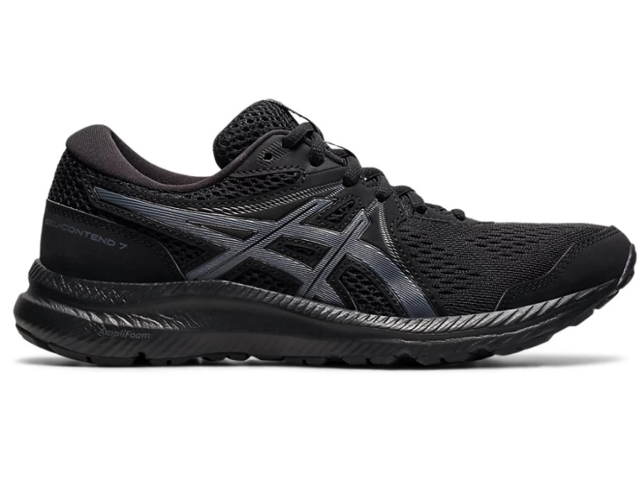 ASICS Women's GEL-CONTEND 7 Running Shoes - Black/Carrier Grey