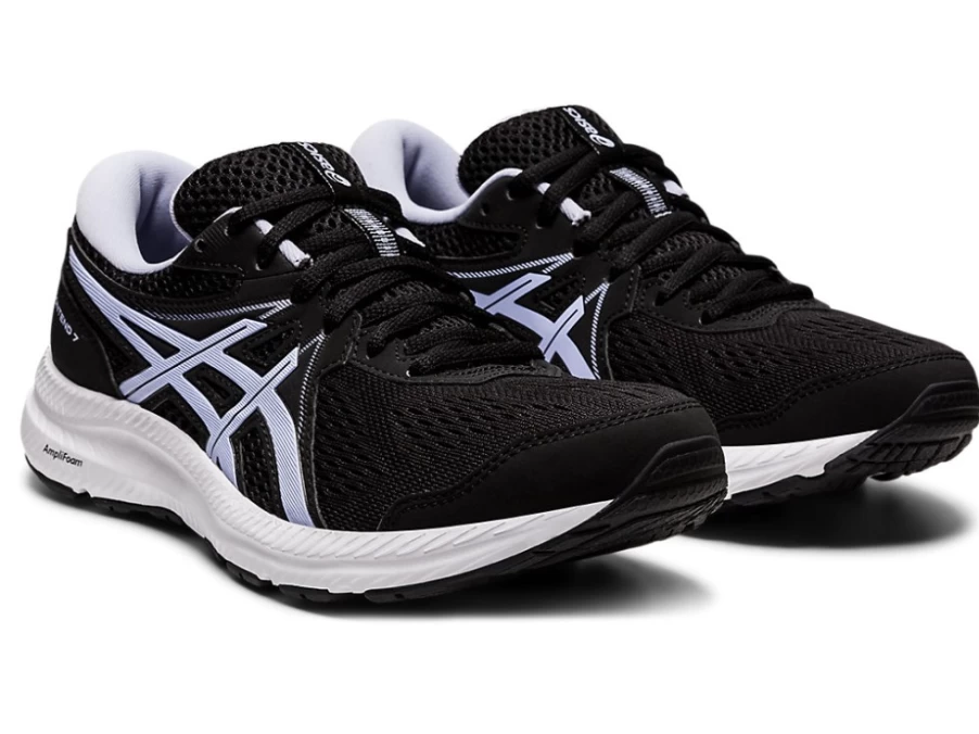 ASICS Women's GEL-CONTEND 7 Running Shoes - Black/Lilac Opal