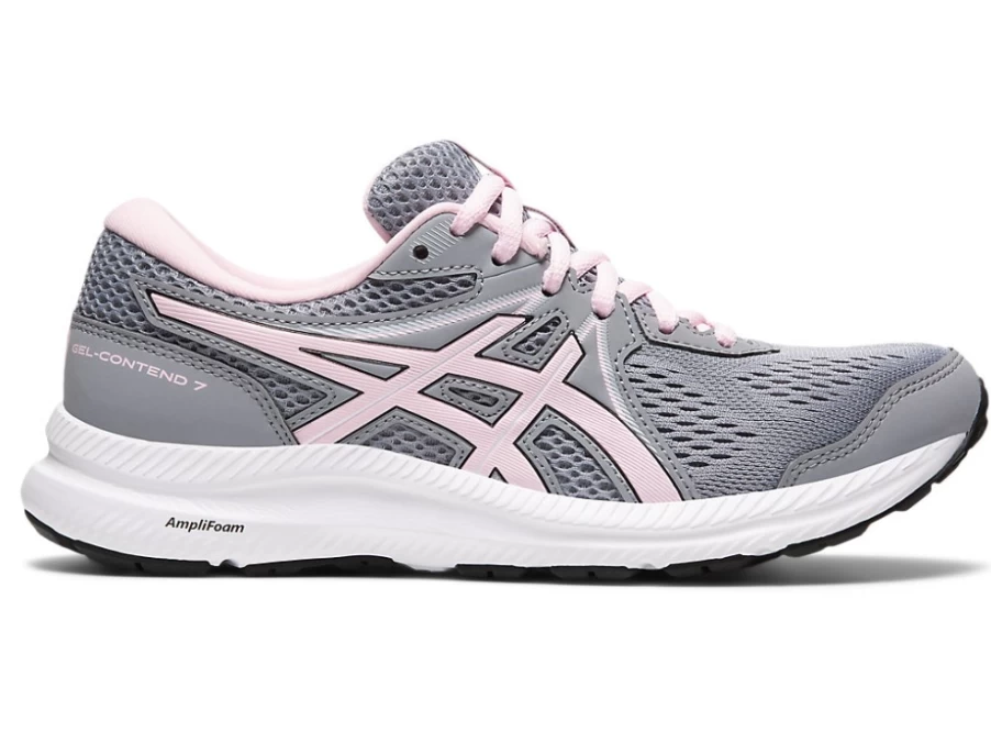 ASICS Women's GEL-CONTEND 7 Running Shoes - Sheet Rock/Pink Salt