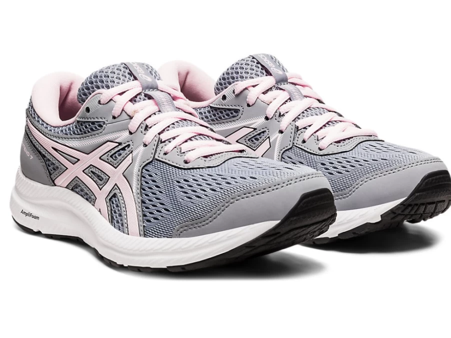 ASICS Women's GEL-CONTEND 7 Running Shoes - Sheet Rock/Pink Salt