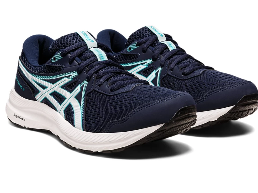 ASICS Women's GEL-CONTEND 7 Running Shoes in Midnight/Soothing Sea