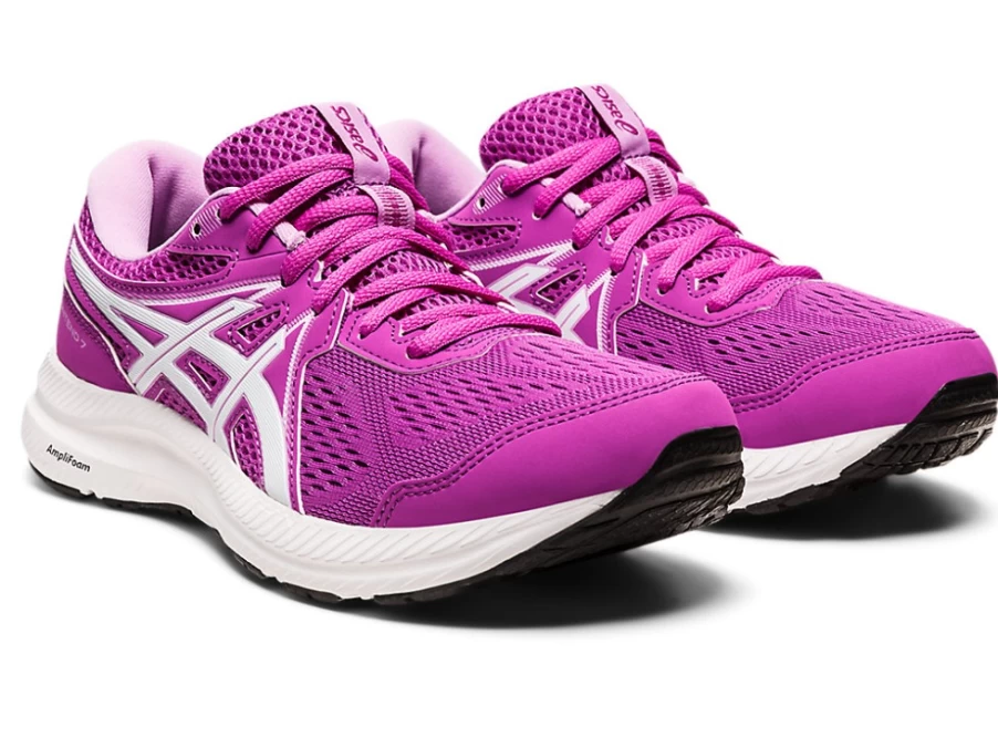ASICS Women's GEL-CONTEND 7 Running Shoes in Orchid/White - Lightweight Comfort for Daily Training