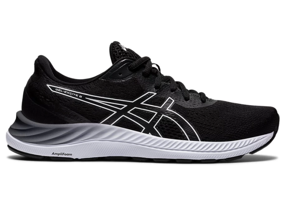 ASICS GEL-EXCITE 8 (D) Women's Running Shoes - Black/White