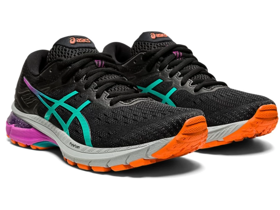 ASICS Women's GT-2000 9 TRAIL Running Shoes - Black/Baltic Jewel