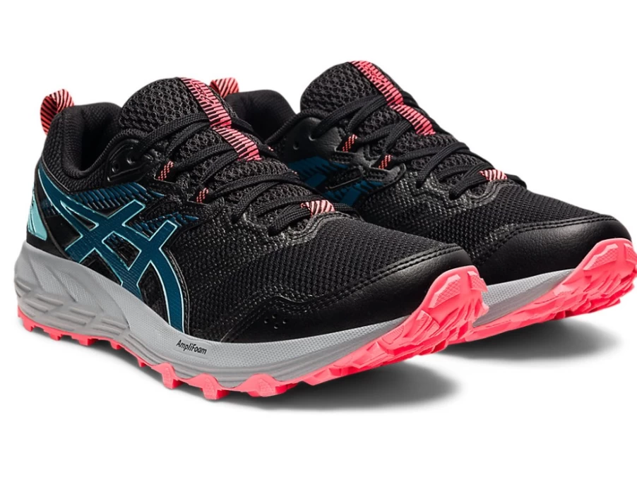 ASICS Women's GEL-SONOMA 6 Running Shoes in Black/Deep Sea Teal