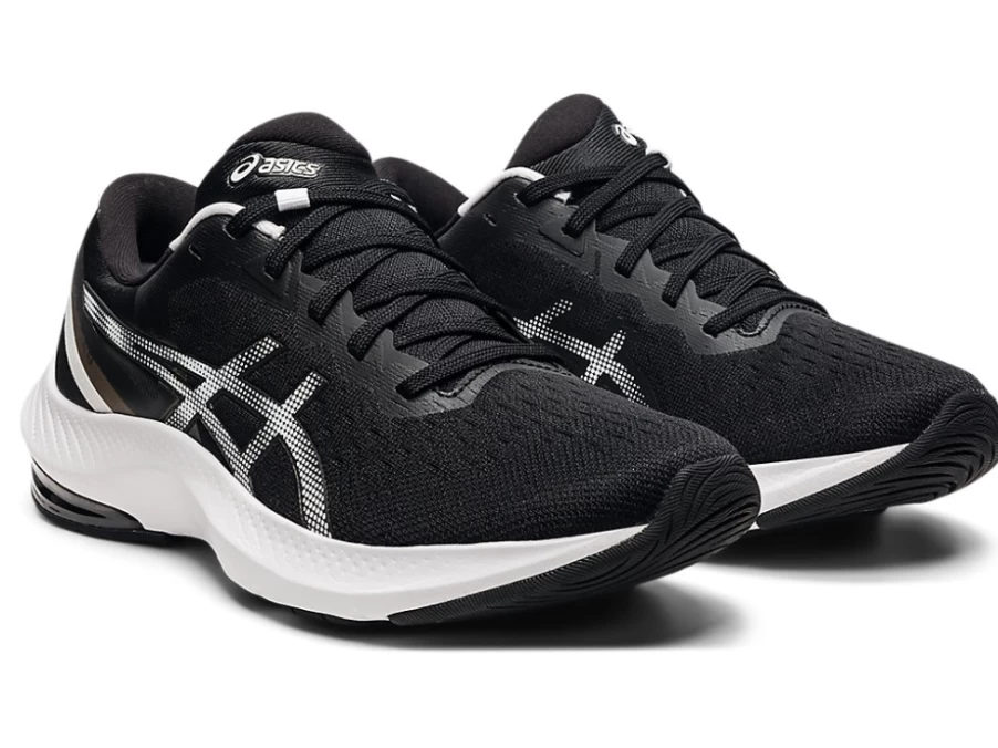 ASICS GEL-PULSE 13 Women's Running Shoes - Black/White | Cushioned Support for Comfort & Performance