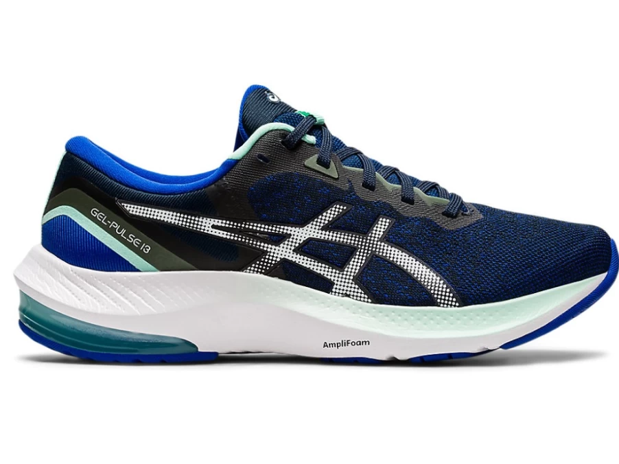ASICS Women's GEL-PULSE 13 Running Shoes in French Blue/White - Lightweight Cushioned Sneakers