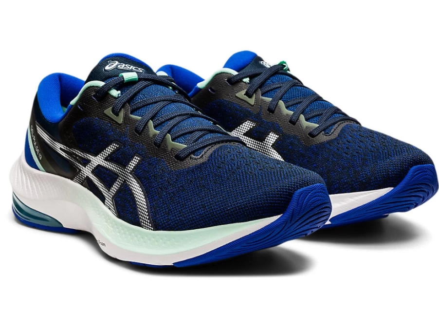 ASICS Women's GEL-PULSE 13 Running Shoes in French Blue/White - Lightweight Cushioned Sneakers