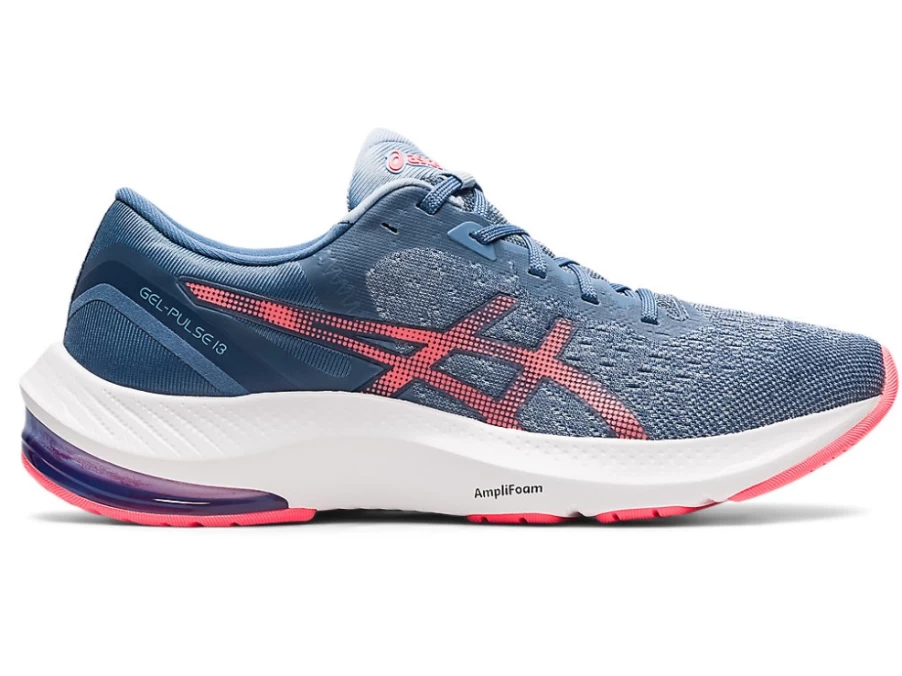 ASICS Women's GEL-PULSE 13 Running Shoes - Storm Blue/Blazing Coral