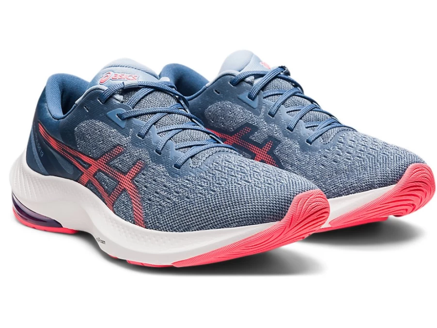 ASICS Women's GEL-PULSE 13 Running Shoes - Storm Blue/Blazing Coral