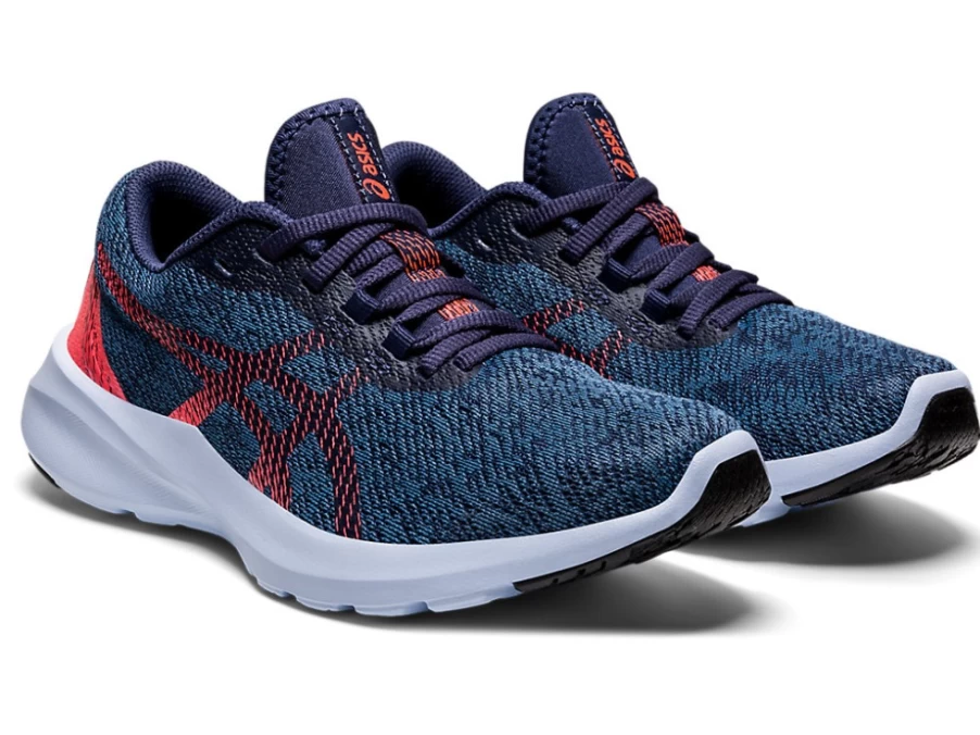 ASICS Women's VERSABLAST MX Running Shoes in Thunder Blue/Blazing Coral