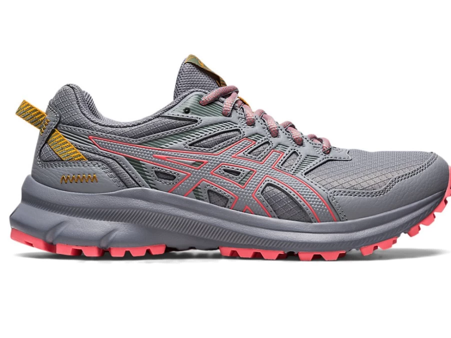 ASICS Women's TRAIL SCOUT 2 Running Shoes in Sheet Rock/Papaya Color
