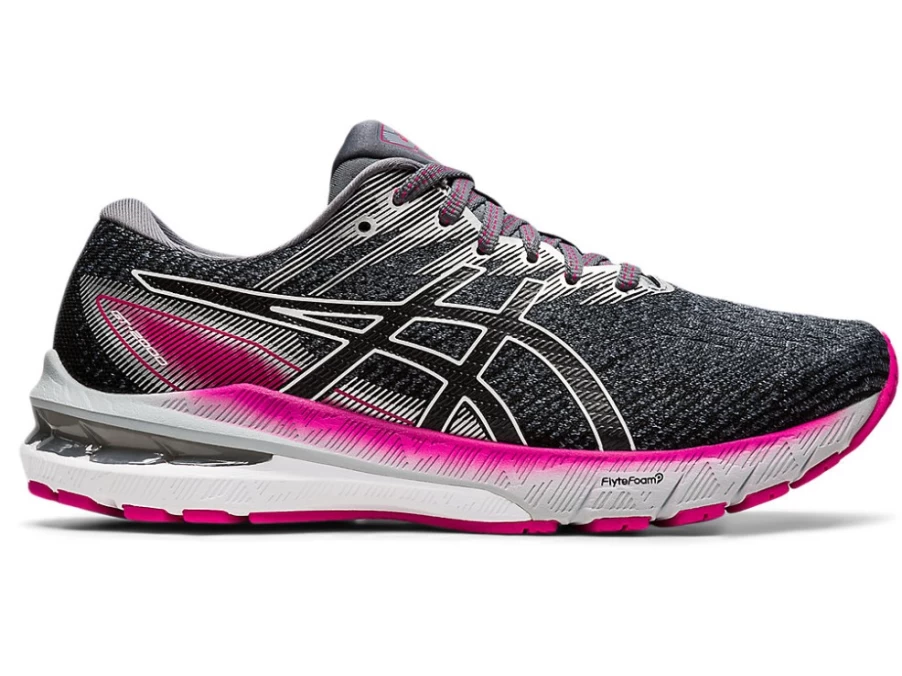 ASICS Women's GT-2000 10 Running Shoes - Sheet Rock/Pink Rave - Narrow Width