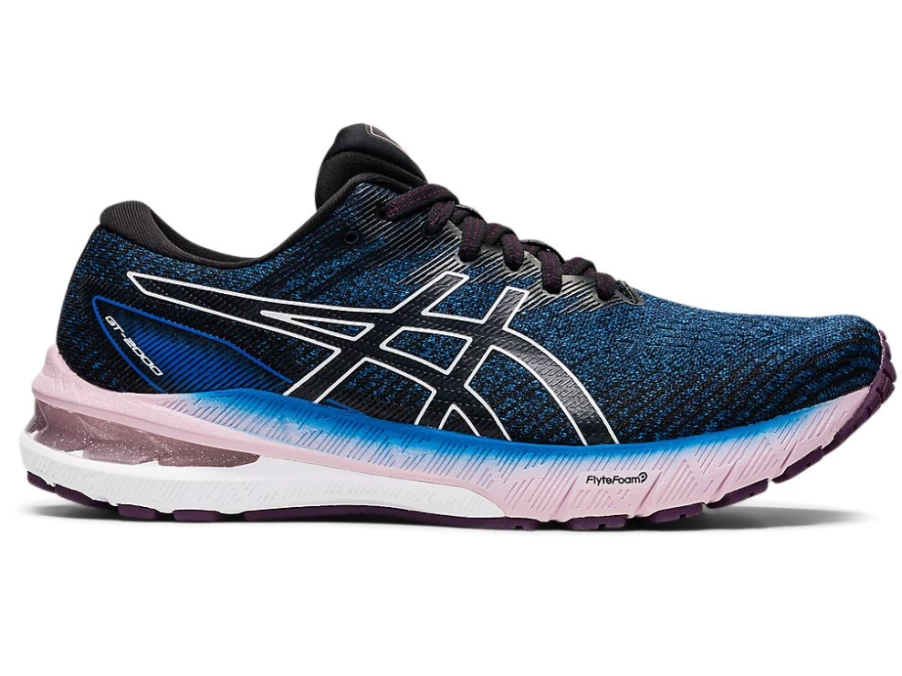 ASICS Women's GT-2000 10 WIDE Running Shoes in Lake Drive/White
