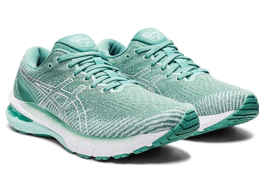 ASICS Women's GT-2000 10 Running Shoes in Sage/White - Lightweight Stability Sneakers