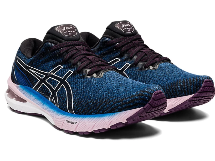 ASICS Women's GT-2000 10 Running Shoes - Lake Drive/White