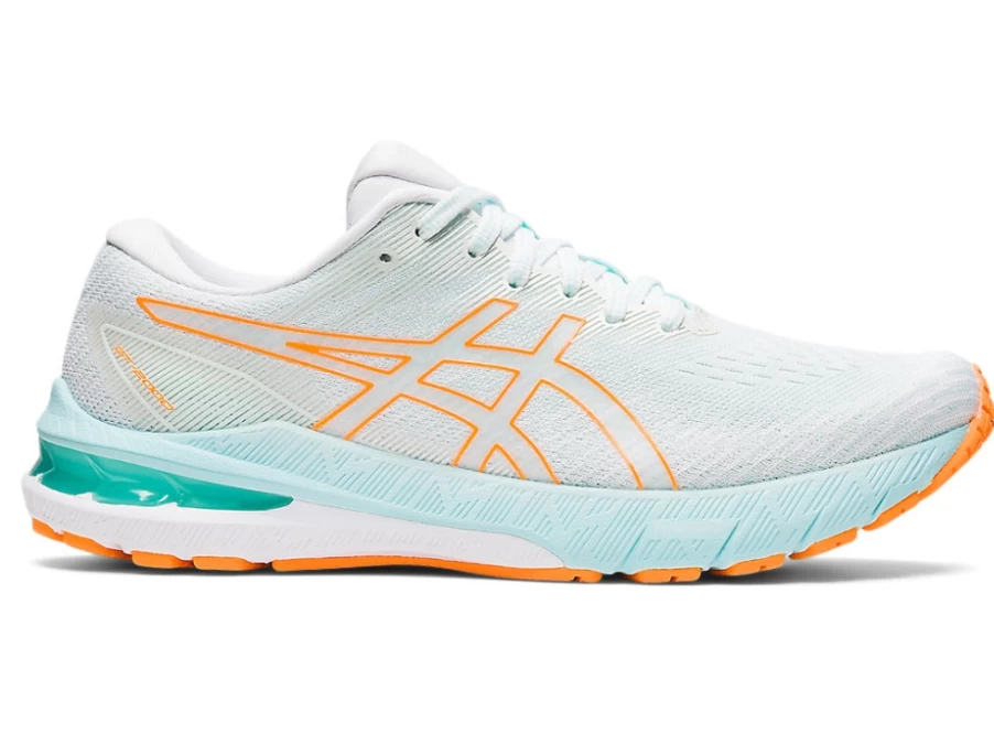 ASICS Women's GT-2000 10 Running Shoes in Soothing Sea/Orange Pop
