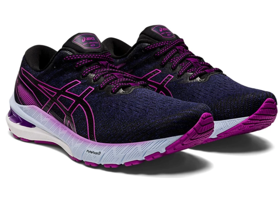 ASICS Women's GT-2000 10 Running Shoes in Dive Blue/Orchid - Lightweight Support for Women Runners