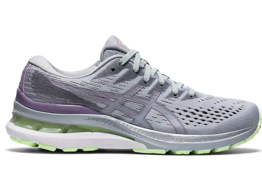 ASICS Women's GEL-KAYANO 28 Running Shoes - Piedmont Grey/Soft Lavender