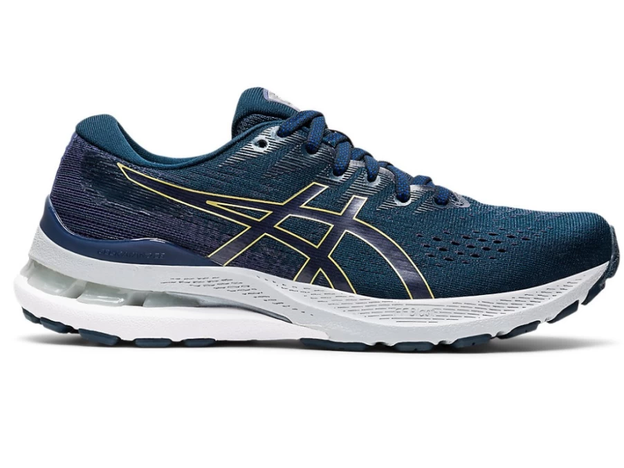 ASICS Women's GEL-KAYANO 28 Running Shoes - French Blue/Thunder Blue