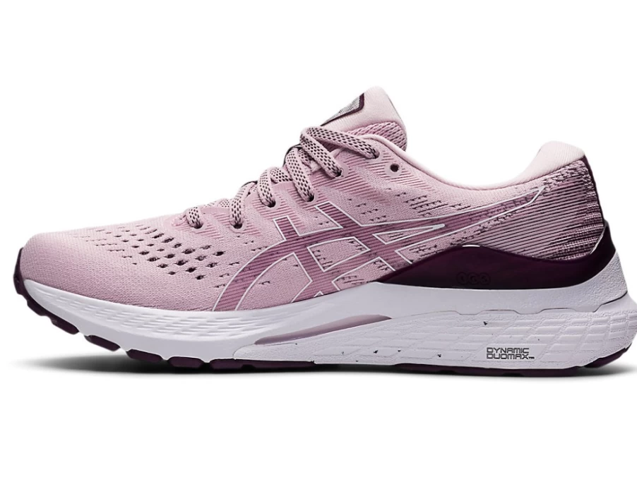 ASICS GEL-KAYANO 28 Women's Running Shoes - Barely Rose/White
