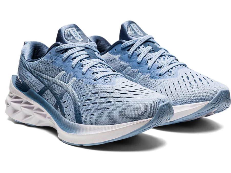 ASICS Women's NOVABLAST 2 Running Shoes in Mist/Soft Sky - Lightweight & Responsive