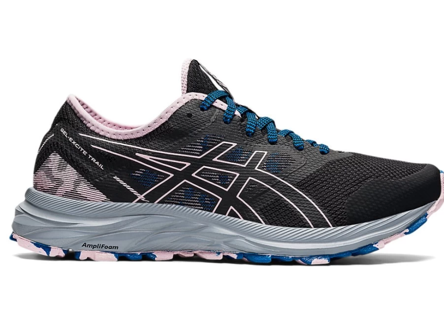 ASICS Women's GEL-EXCITE TRAIL Running Shoes - Black/Barely Rose