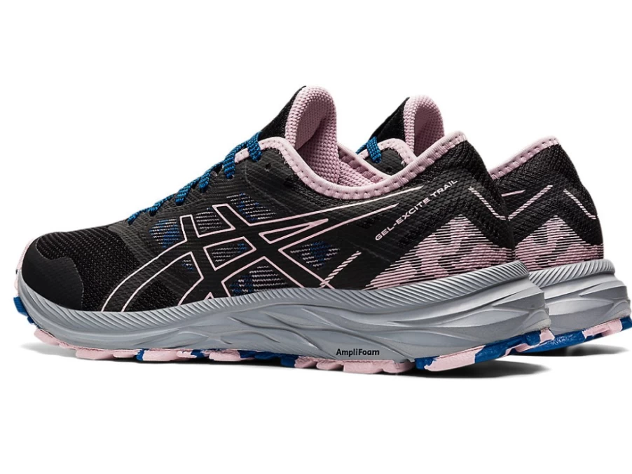 ASICS Women's GEL-EXCITE TRAIL Running Shoes - Black/Barely Rose