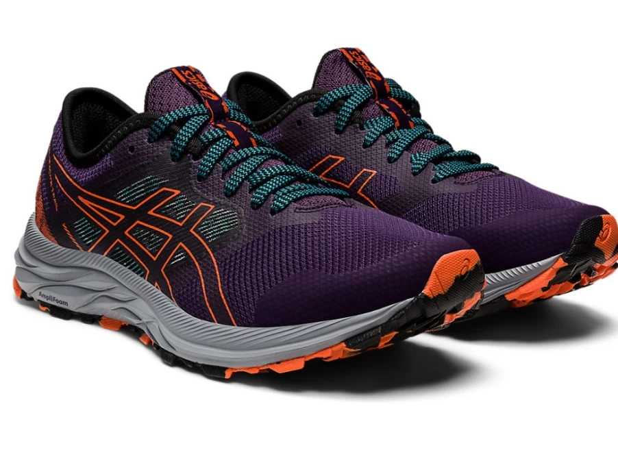 ASICS Women's GEL-EXCITE TRAIL Running Shoes - Night Shade/Nova Orange