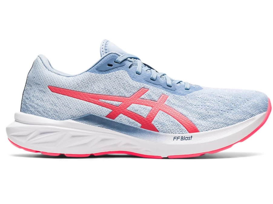 ASICS Women's DYNABLAST 2 Running Shoes in Mist/Blazing Coral