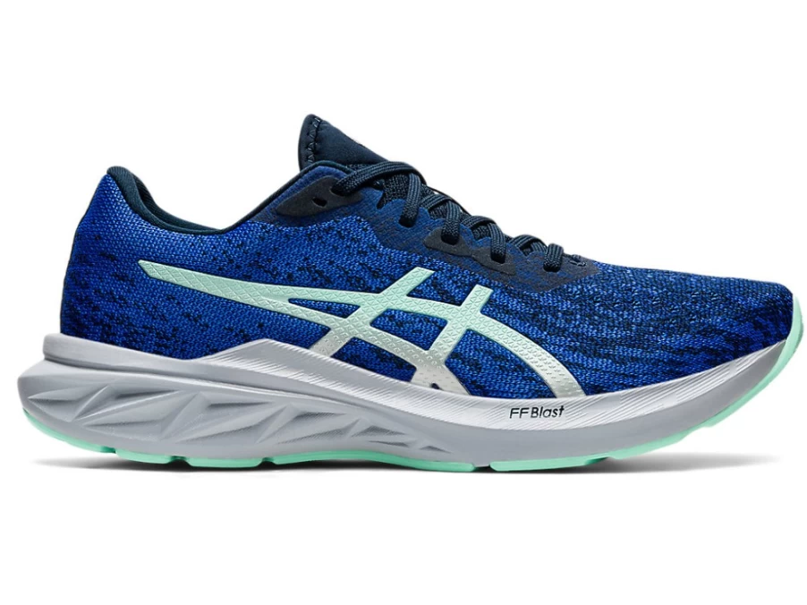 ASICS Women's DYNABLAST 2 Running Shoes in French Blue/Fresh Ice