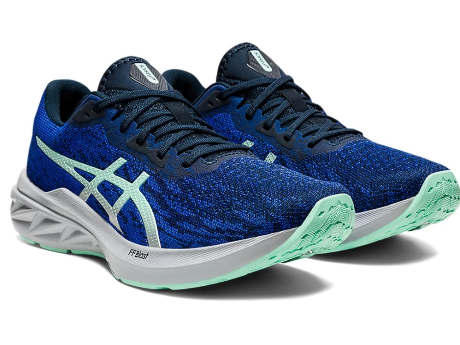 ASICS Women's DYNABLAST 2 Running Shoes in French Blue/Fresh Ice