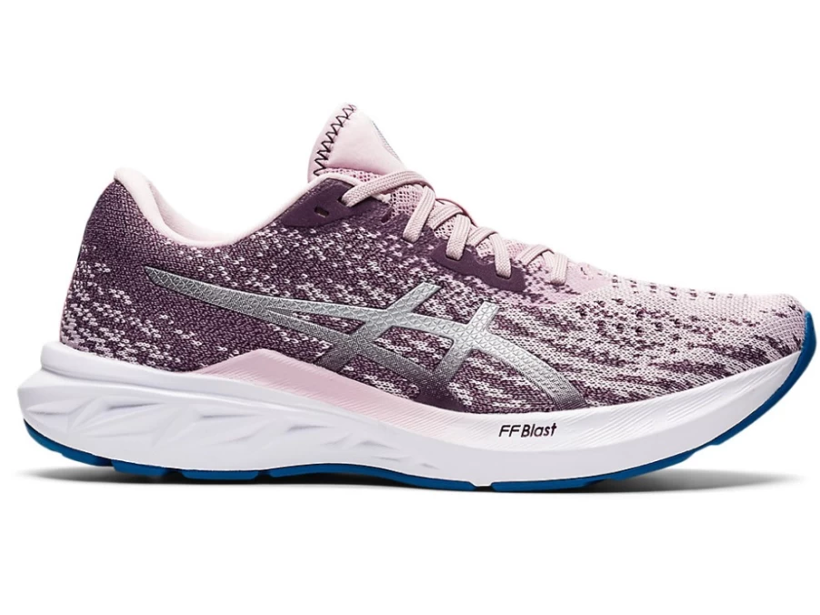 ASICS Women's DYNABLAST 2 Running Shoes in Barely Rose/Pure Silver