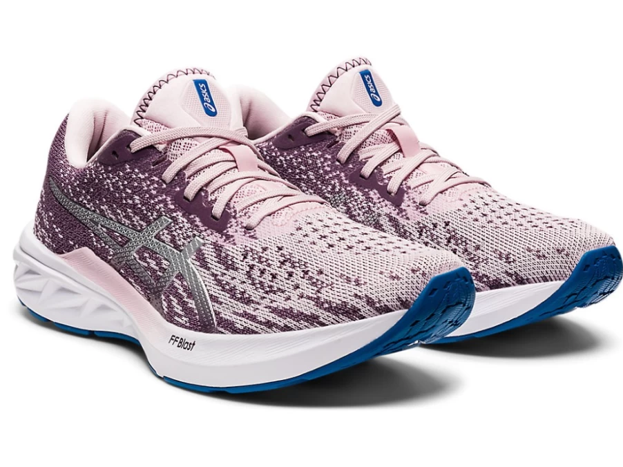 ASICS Women's DYNABLAST 2 Running Shoes in Barely Rose/Pure Silver