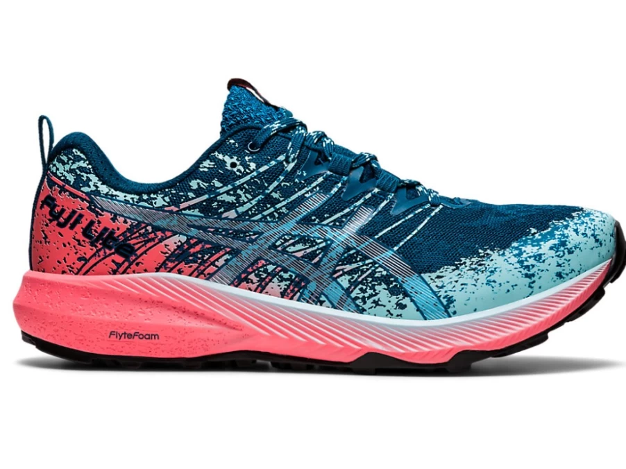 ASICS Women's FUJI LITE 2 Trail Running Shoes - Deep Sea Teal/Pure Silver