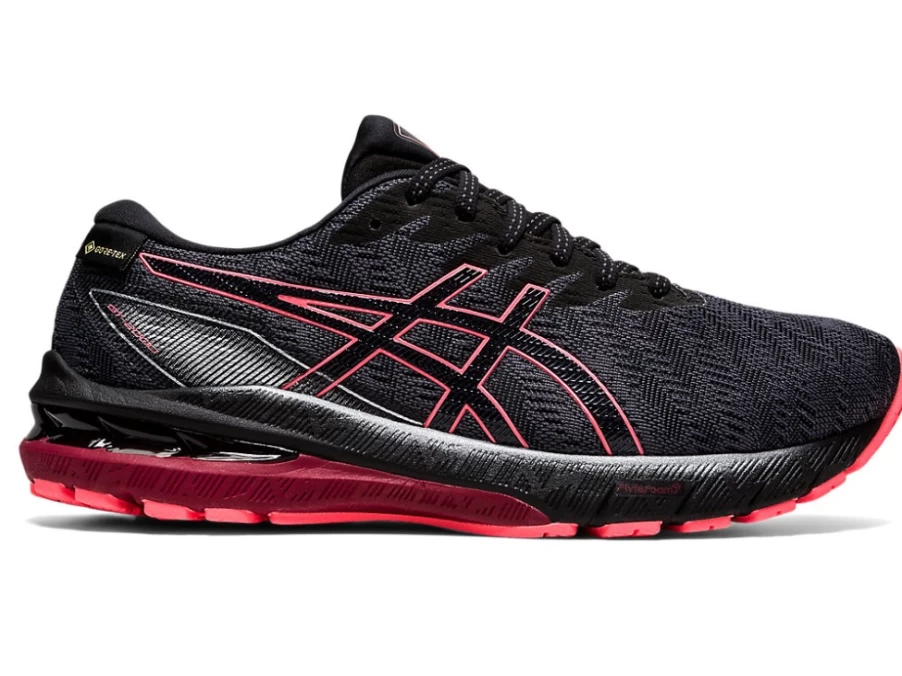 ASICS Women's GT-2000 10 G-TX Running Shoes in Carrier Grey/Black - Trail-Ready with GORE-TEX