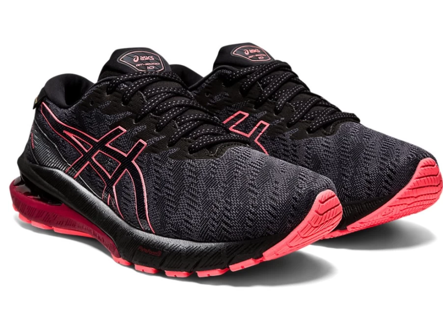 ASICS Women's GT-2000 10 G-TX Running Shoes in Carrier Grey/Black - Trail-Ready with GORE-TEX