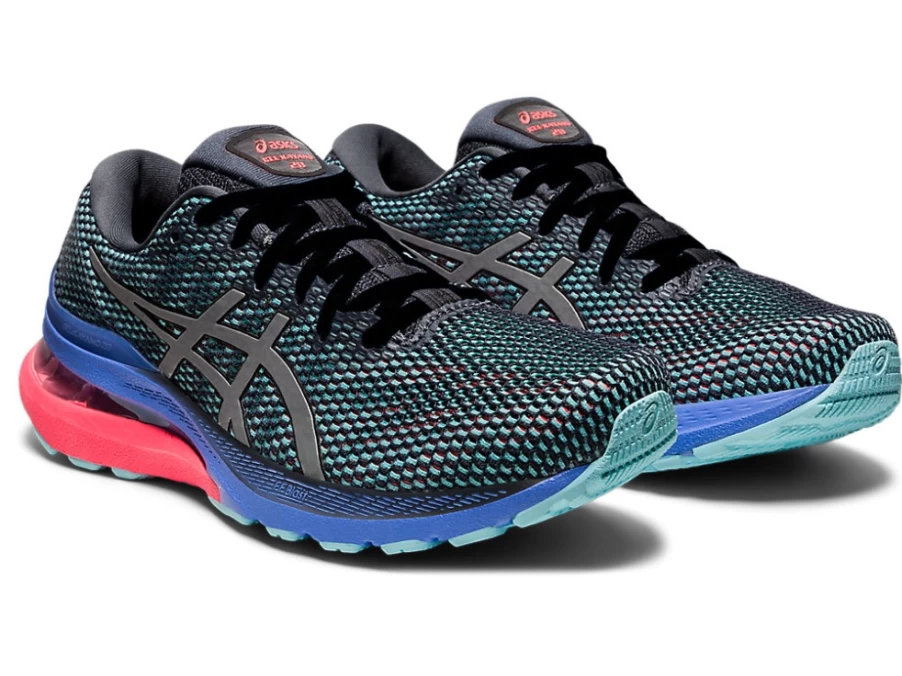 ASICS Women's GEL-KAYANO 28 LITE-SHOW Running Shoes - Carrier Grey/Pure Silver