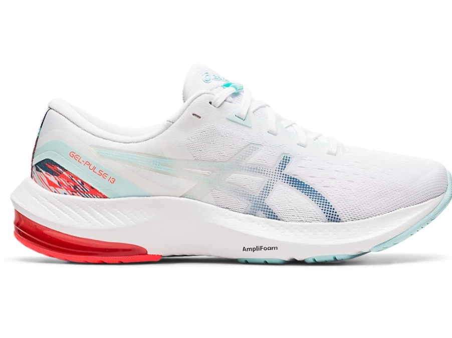 ASICS Women's GEL-PULSE 13 Running Shoes in White/Grey Floss - Lightweight Comfort for Daily Training