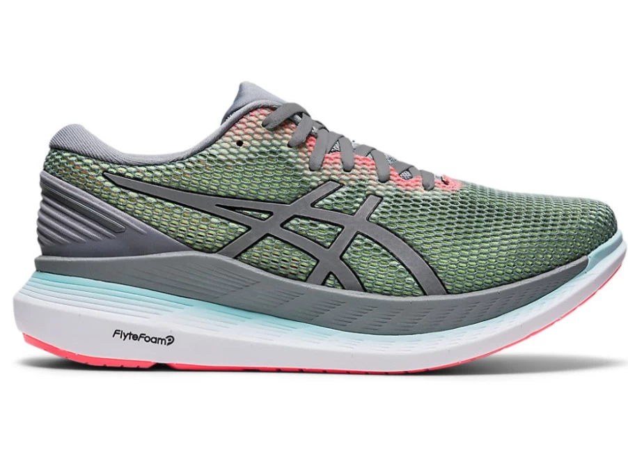 ASICS Women's GlideRide 2 LITE-SHOW Running Shoes - Sheet Rock/Pure Silver