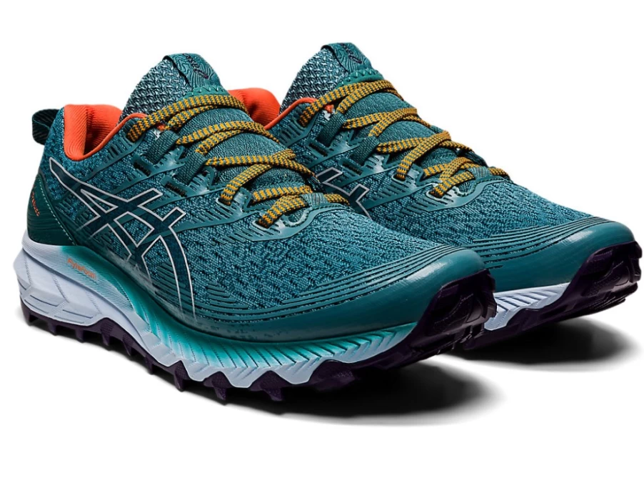 ASICS Women's GEL-TRABUCO 10 Running Shoes in Misty Pine/Soft Sky