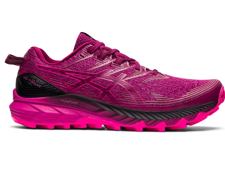 ASICS GEL-TRABUCO 10 Women's Trail Running Shoes - Dried Berry/Fuchsia Red