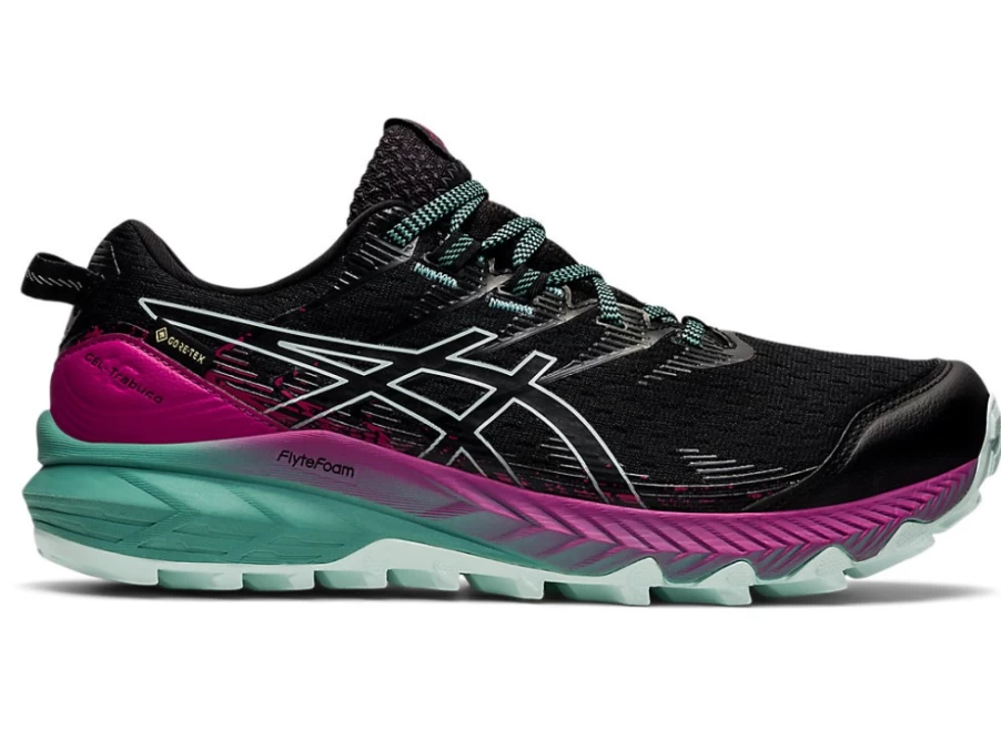 ASICS GEL-Trabuco 10 GTX Women's Trail Running Shoes - Black/Soothing Sea