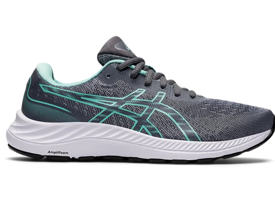ASICS Women's GEL-EXCITE 9 Running Shoes in Sheet Rock/Oasis Green - Lightweight Comfort for Daily Training